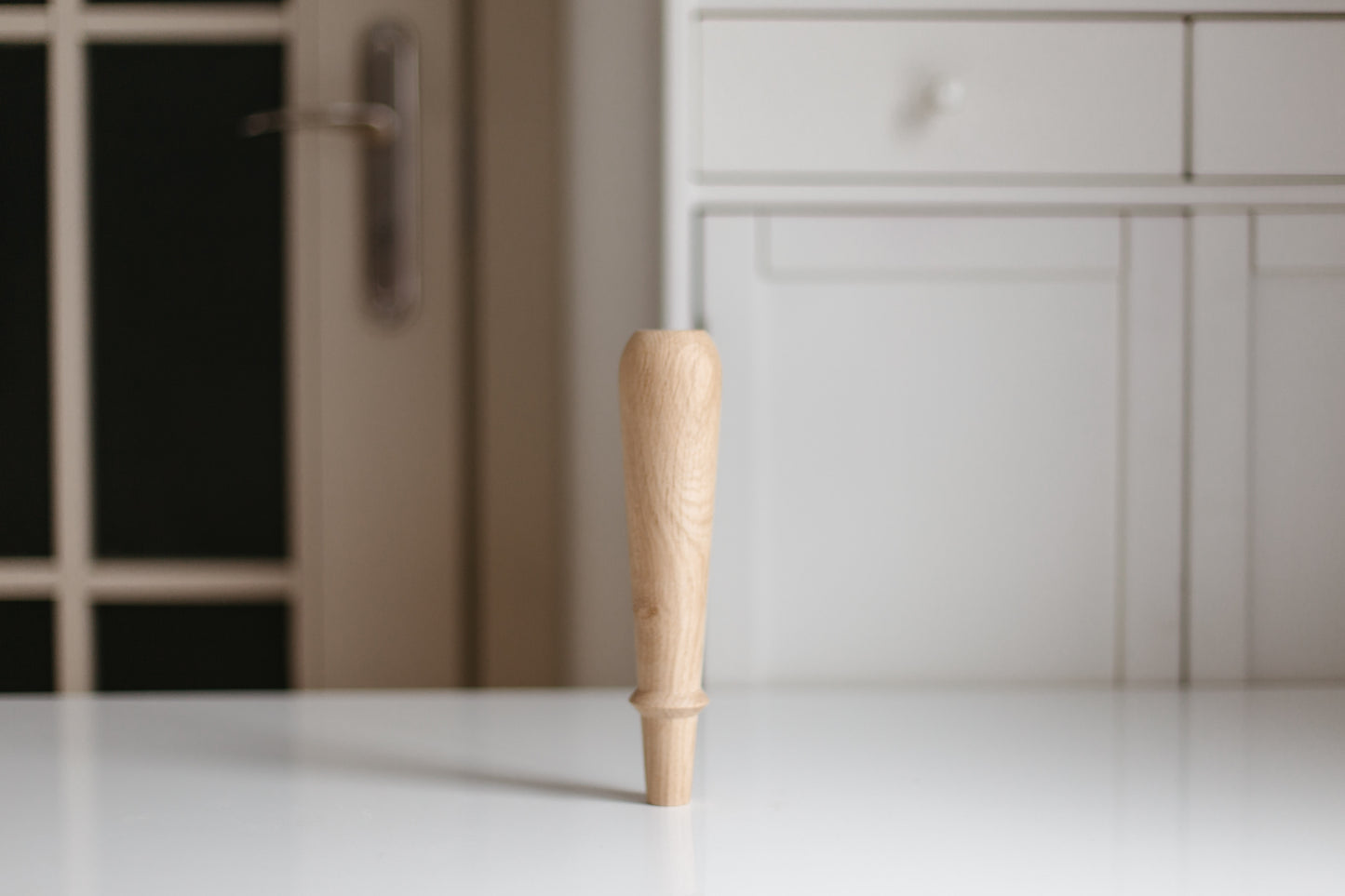Wooden Furniture Legs – Classic Design, Handmade, H225 mm