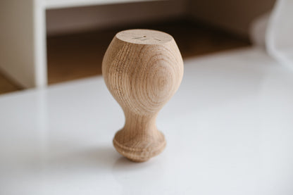 Wooden Furniture Feet – Sofa & Cabinet Legs, Lathe-Turned Design, H150 mm