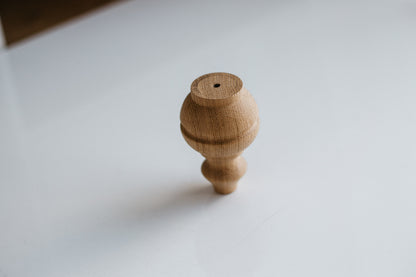Scandinavian Style Wooden Furniture Feet – Minimal Tapered Design, H100 mm