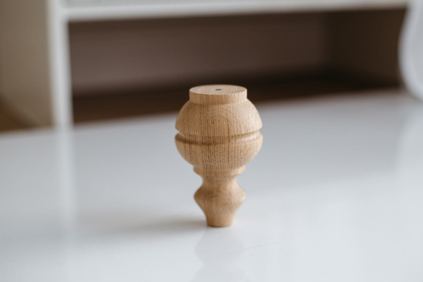 Scandinavian Style Wooden Furniture Feet – Minimal Tapered Design, H100 mm