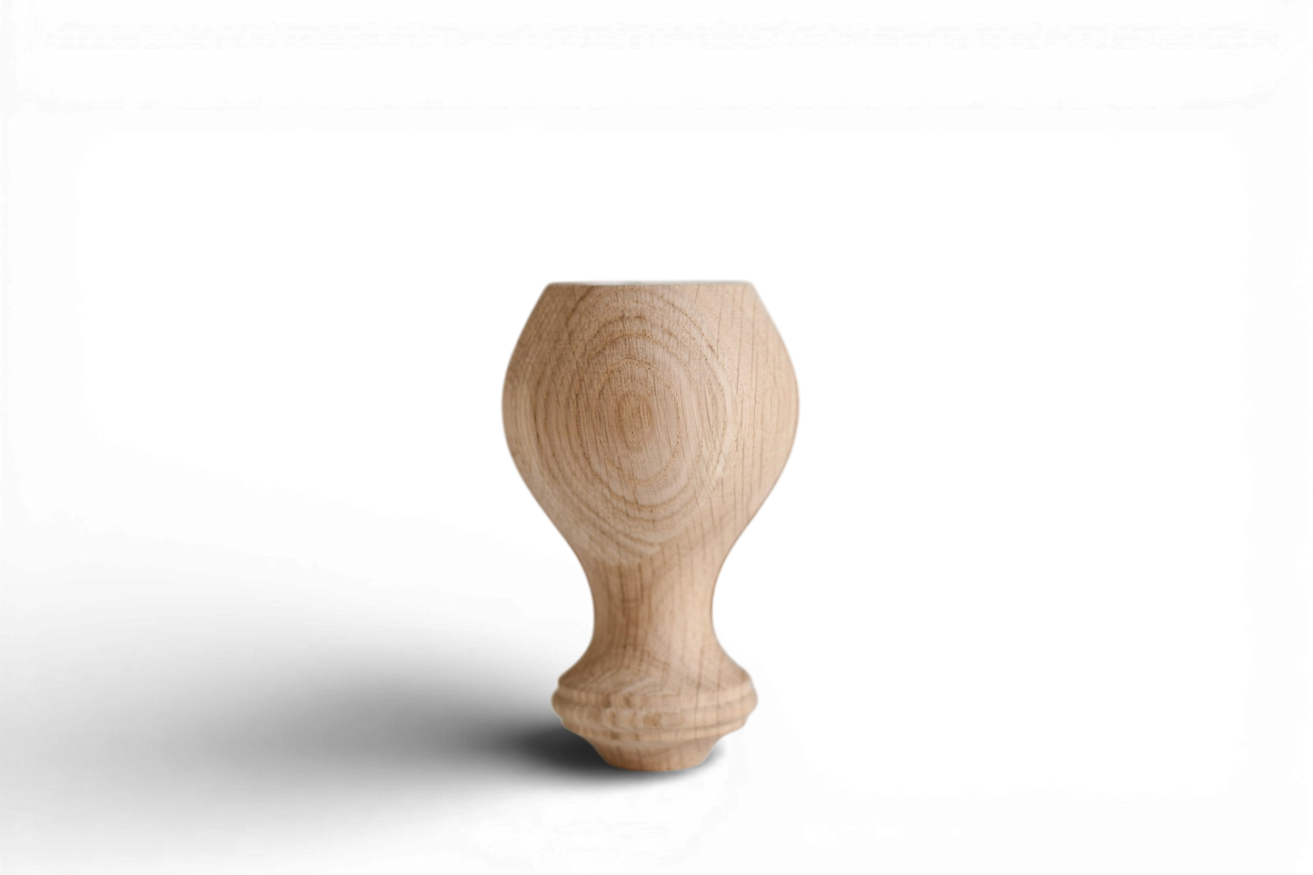 Wooden Furniture Feet – Sofa & Cabinet Legs, Lathe-Turned Design, H150 mm