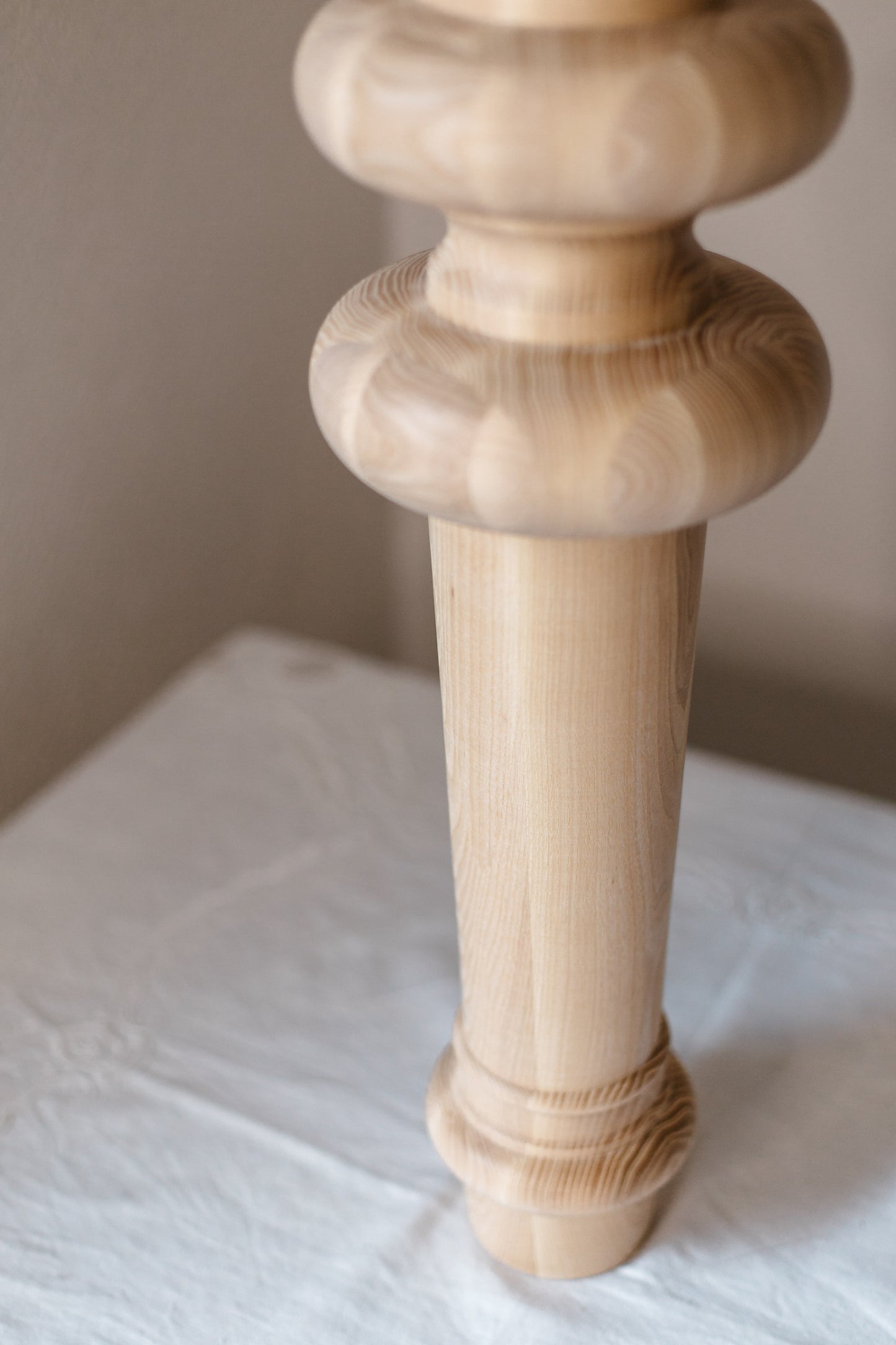 Wooden Table Furniture Leg – Handmade Support Leg, H710 mm