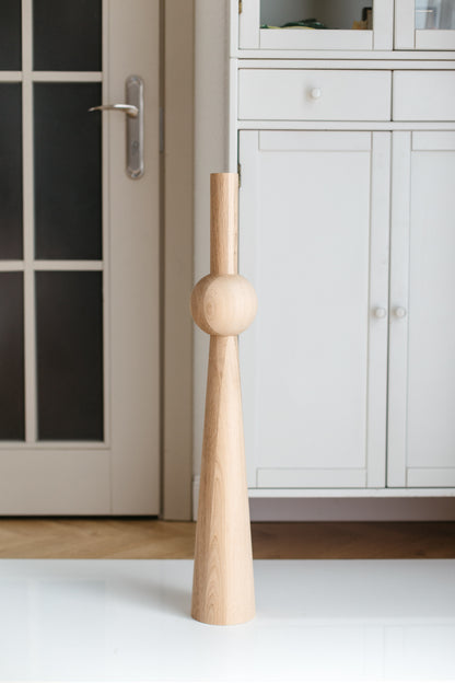 Solid Oak Wooden Furniture Legs – Handmade Table Legs, Set of 4, H760 mm