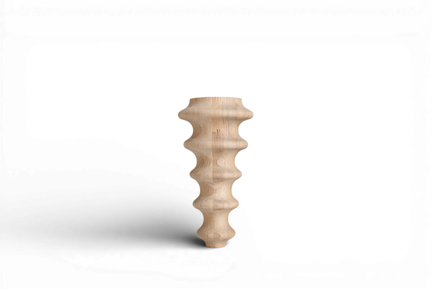 Wooden Furniture Legs – Classic Design, Handmade, H250 mm