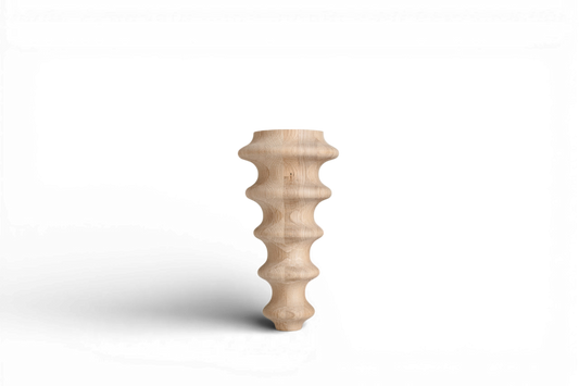 Wooden Furniture Legs – Classic Design, Handmade, H250 mm