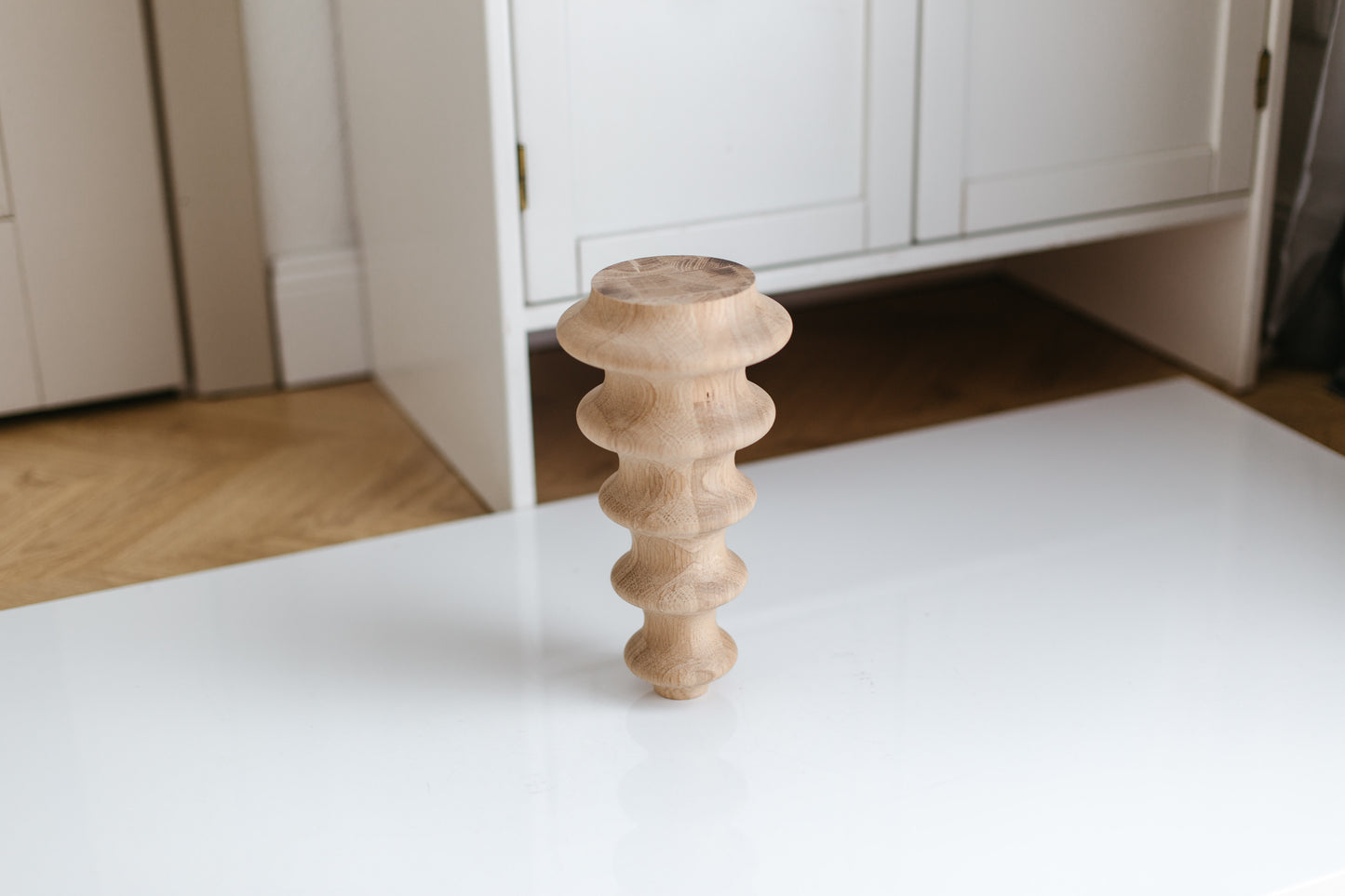Wooden Furniture Legs – Classic Design, Handmade, H250 mm