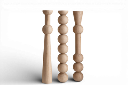 Wooden Table & Bar Legs – Handmade Furniture Legs, Set of 3, H1100 mm