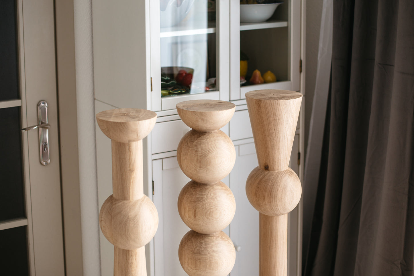 Wooden Table & Bar Legs – Handmade Furniture Legs, Set of 3, H1100 mm