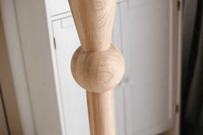 Tall Wooden Table & Bar Leg – Handmade Furniture Support, H1100 mm