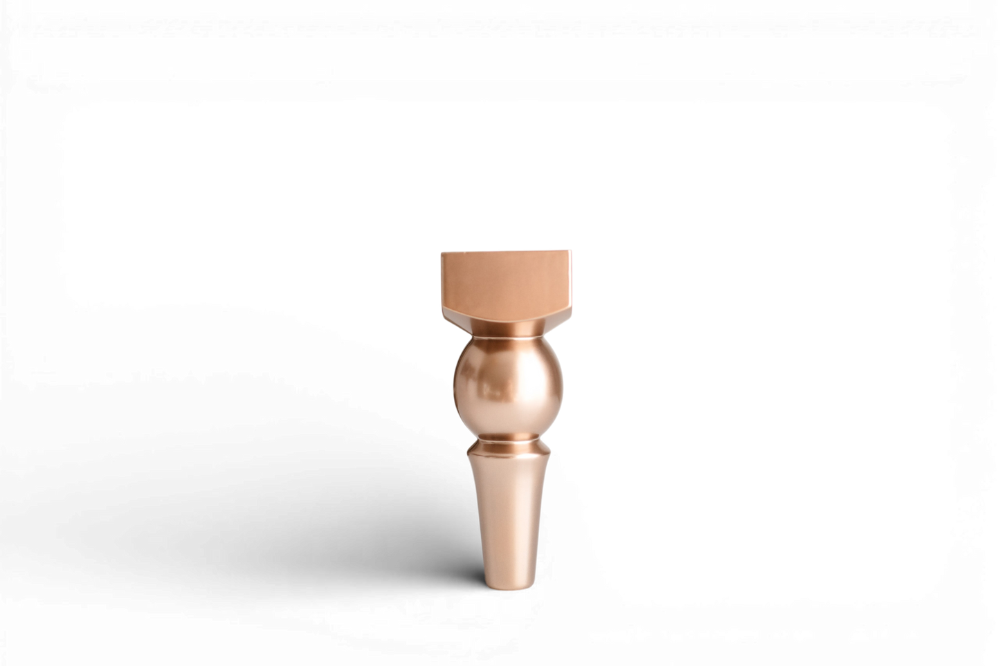 Birch Wooden Furniture Leg – Bronze Gloss Finish (VBG), H180 mm