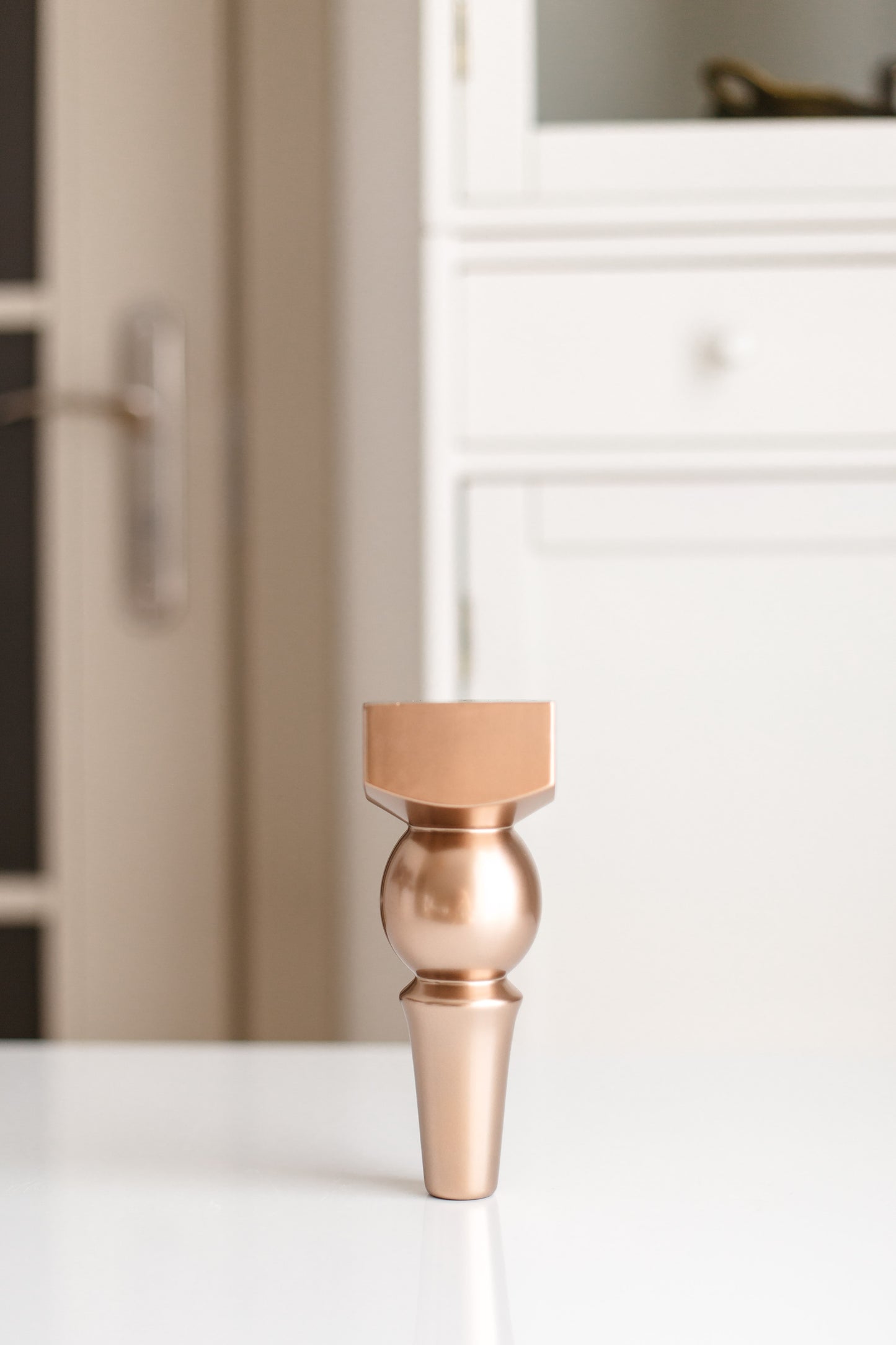 Birch Wooden Furniture Leg – Bronze Gloss Finish (VBG), H180 mm