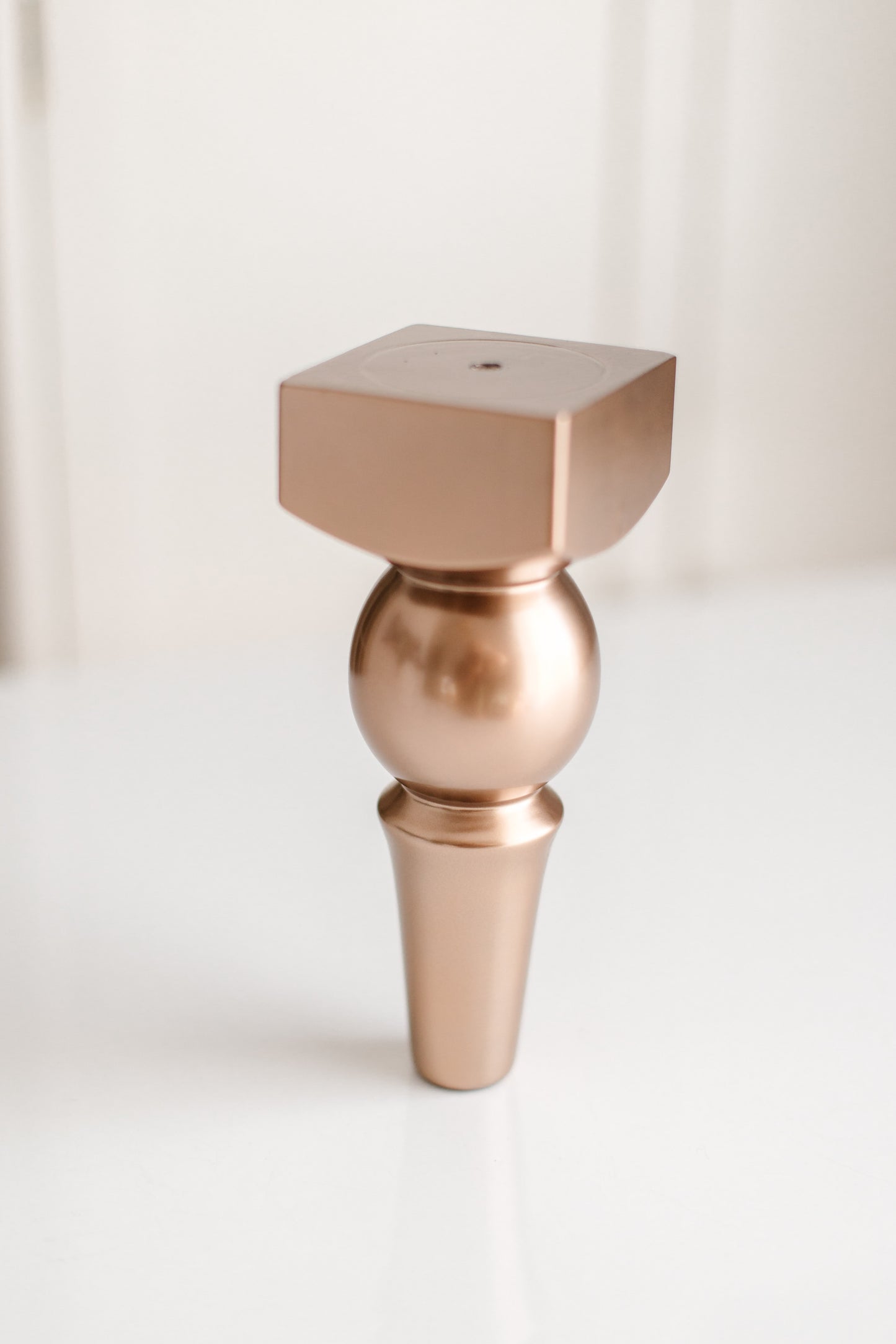 Birch Wooden Furniture Leg – Bronze Gloss Finish (VBG), H180 mm