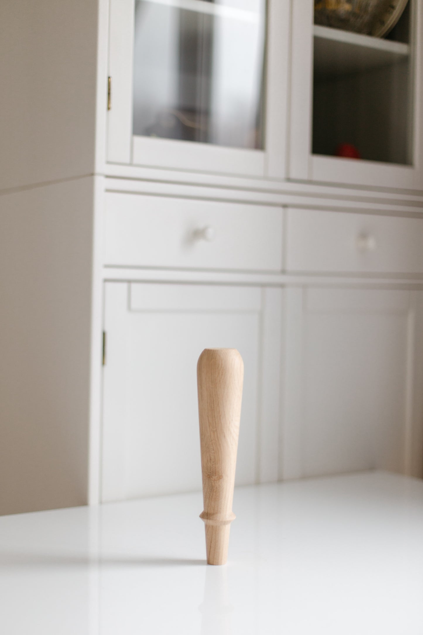 Wooden Furniture Legs – Classic Design, Handmade, H225 mm