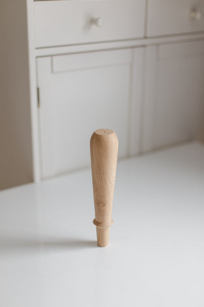 Wooden Furniture Legs – Classic Design, Handmade, H225 mm
