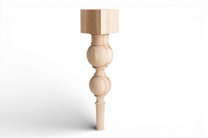 Wooden Breakfast Bar & Table Support Leg – Handmade Furniture Base, H890 mm