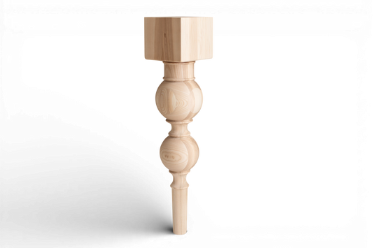 Wooden Breakfast Bar & Table Support Leg – Handmade Furniture Base, H890 mm