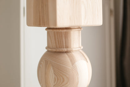 Wooden Breakfast Bar & Table Support Leg – Handmade Furniture Base, H890 mm