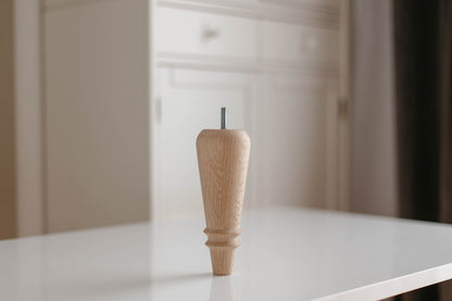 Classic Wooden Furniture Feet – Handmade Support Legs, H180 mm