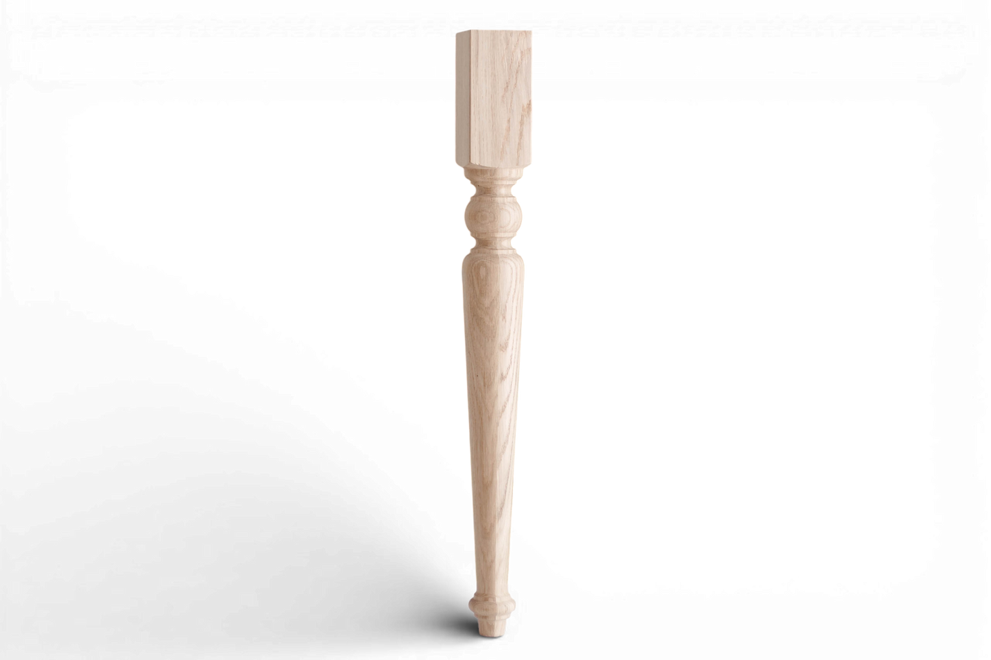 Wooden Table Support Leg – Handmade Furniture Base, H840 mm