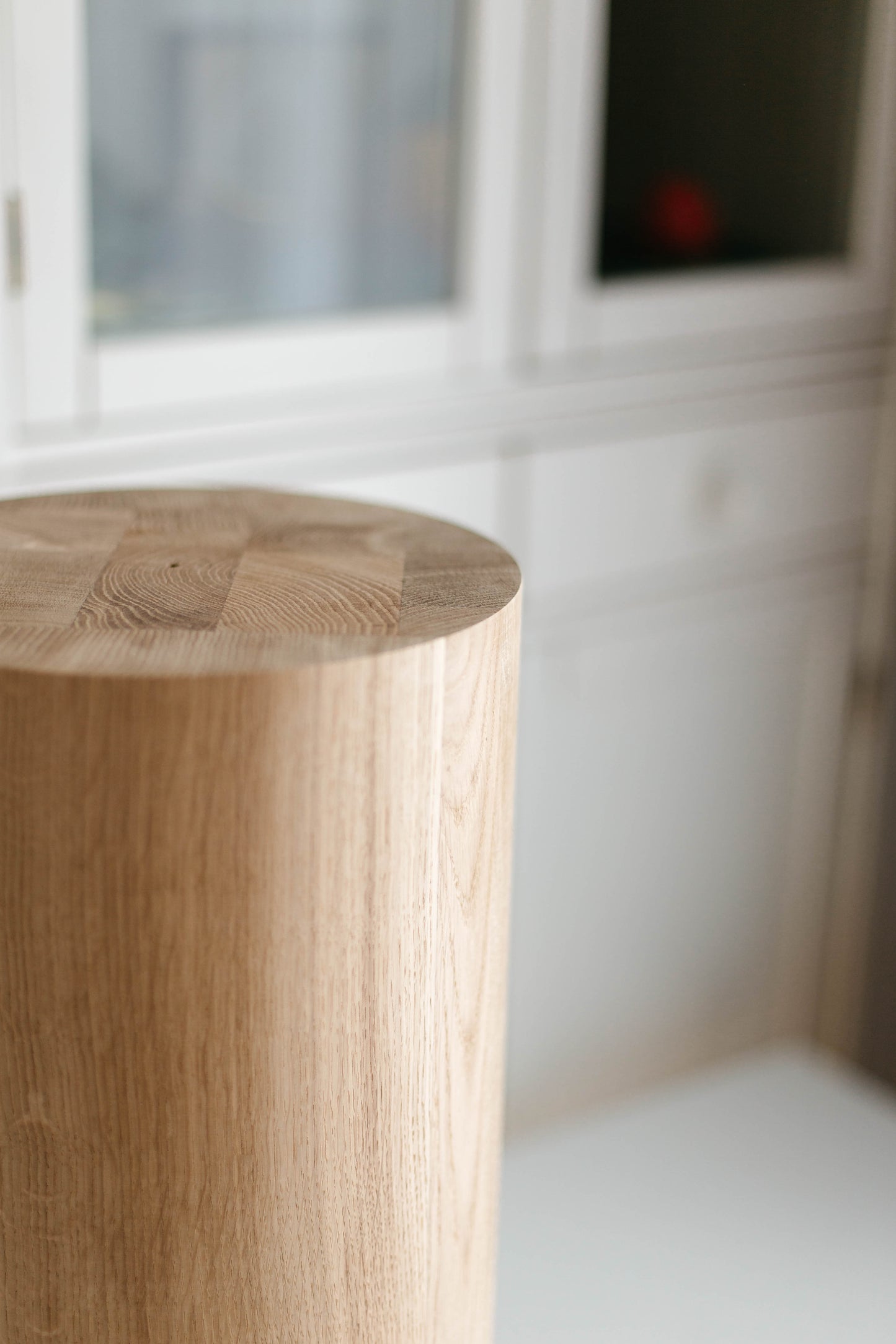 Coffe Table or Side Table Round Wooden Furniture Leg, H500 mm