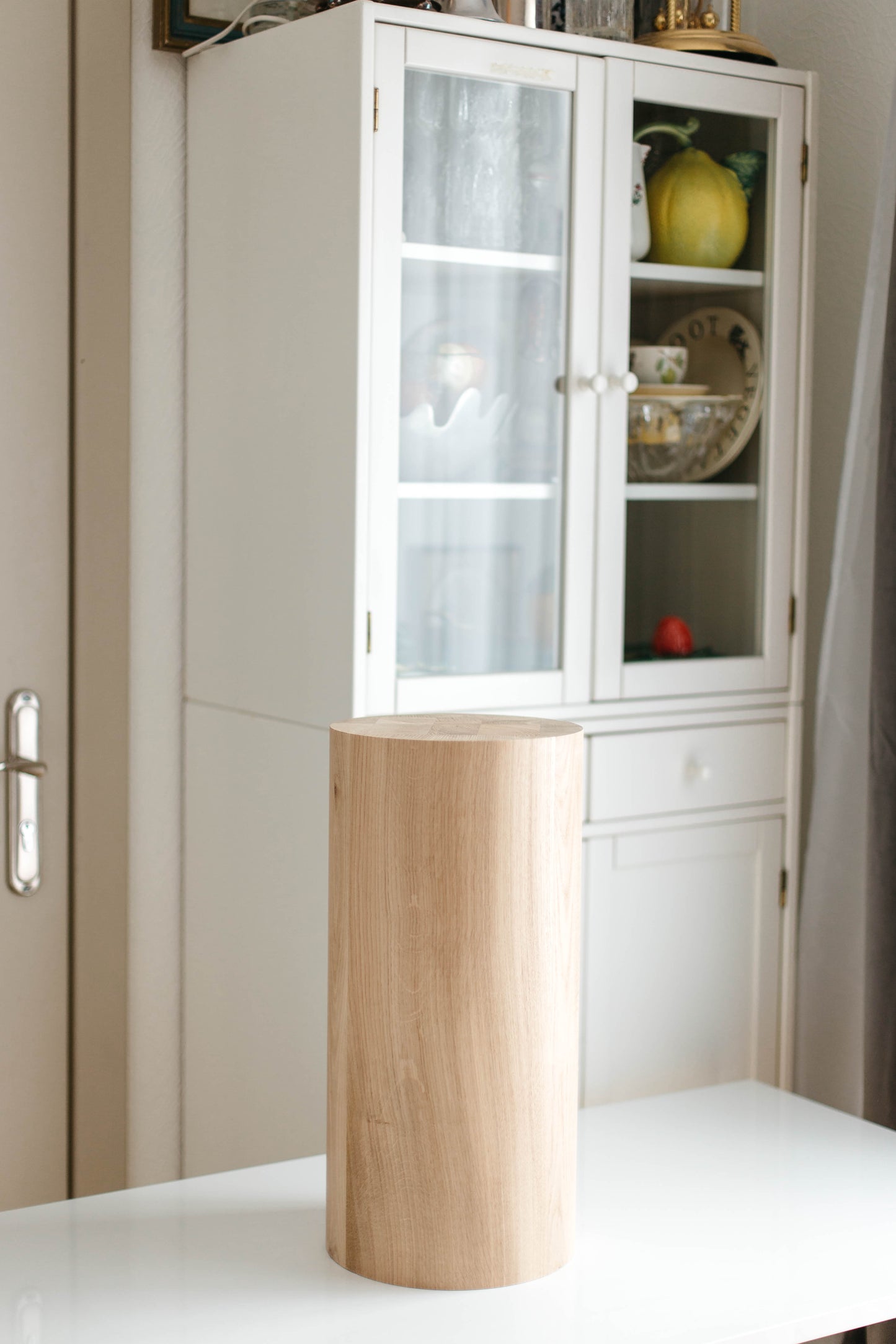 Coffe Table or Side Table Round Wooden Furniture Leg, H500 mm