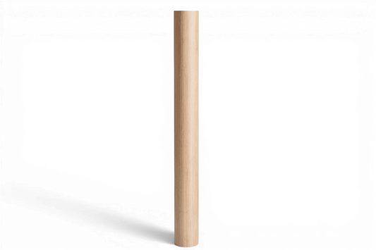 Round Wooden Furniture Leg – Smooth Straight Table & Bar Support, H900 mm