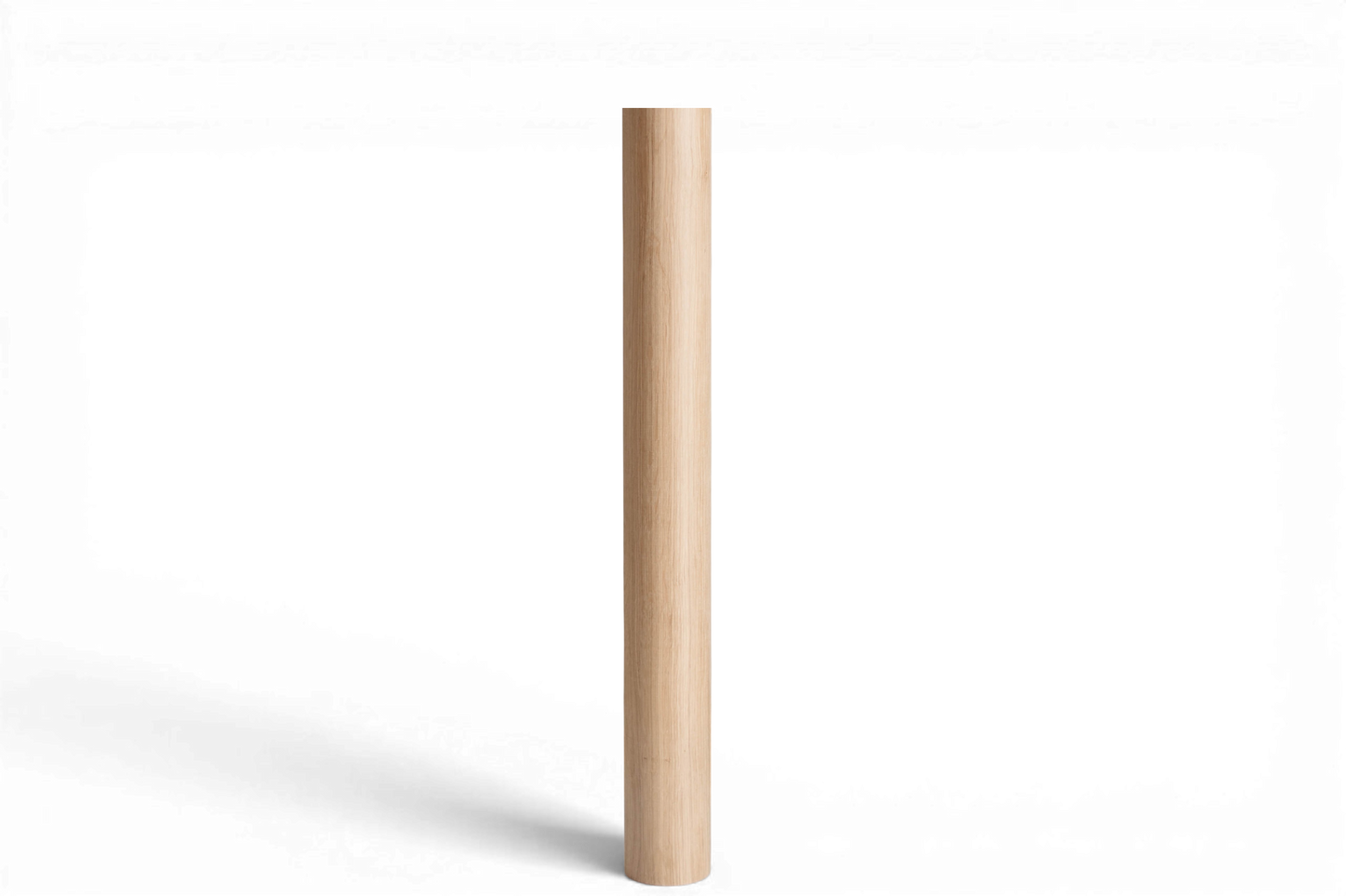 Round Wooden Furniture Leg – Straight Table & Bar Leg, H860 mm