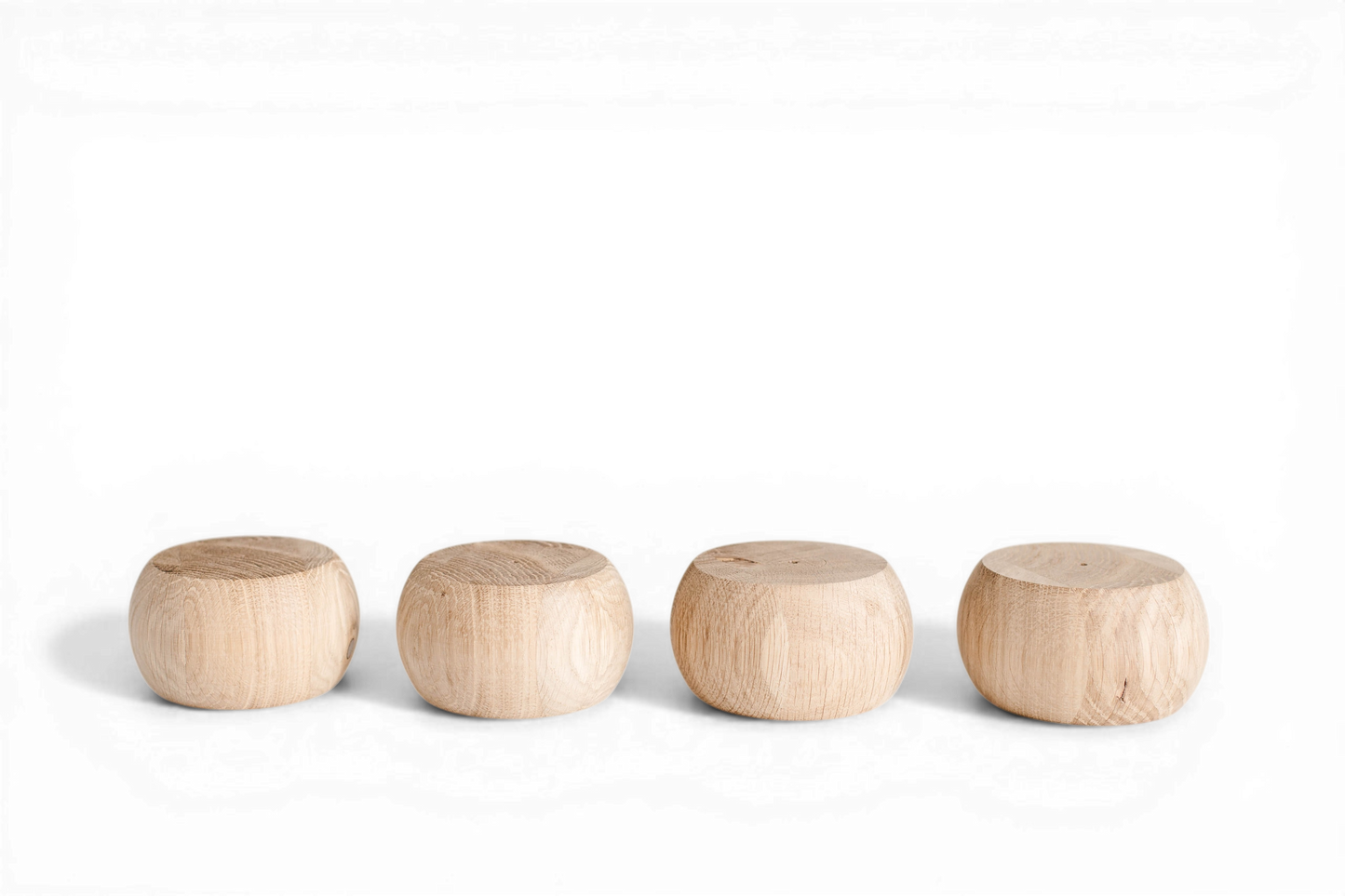 Wood Furniture Legs Set of 4 – Unfinished Sofa Legs, H50 mm