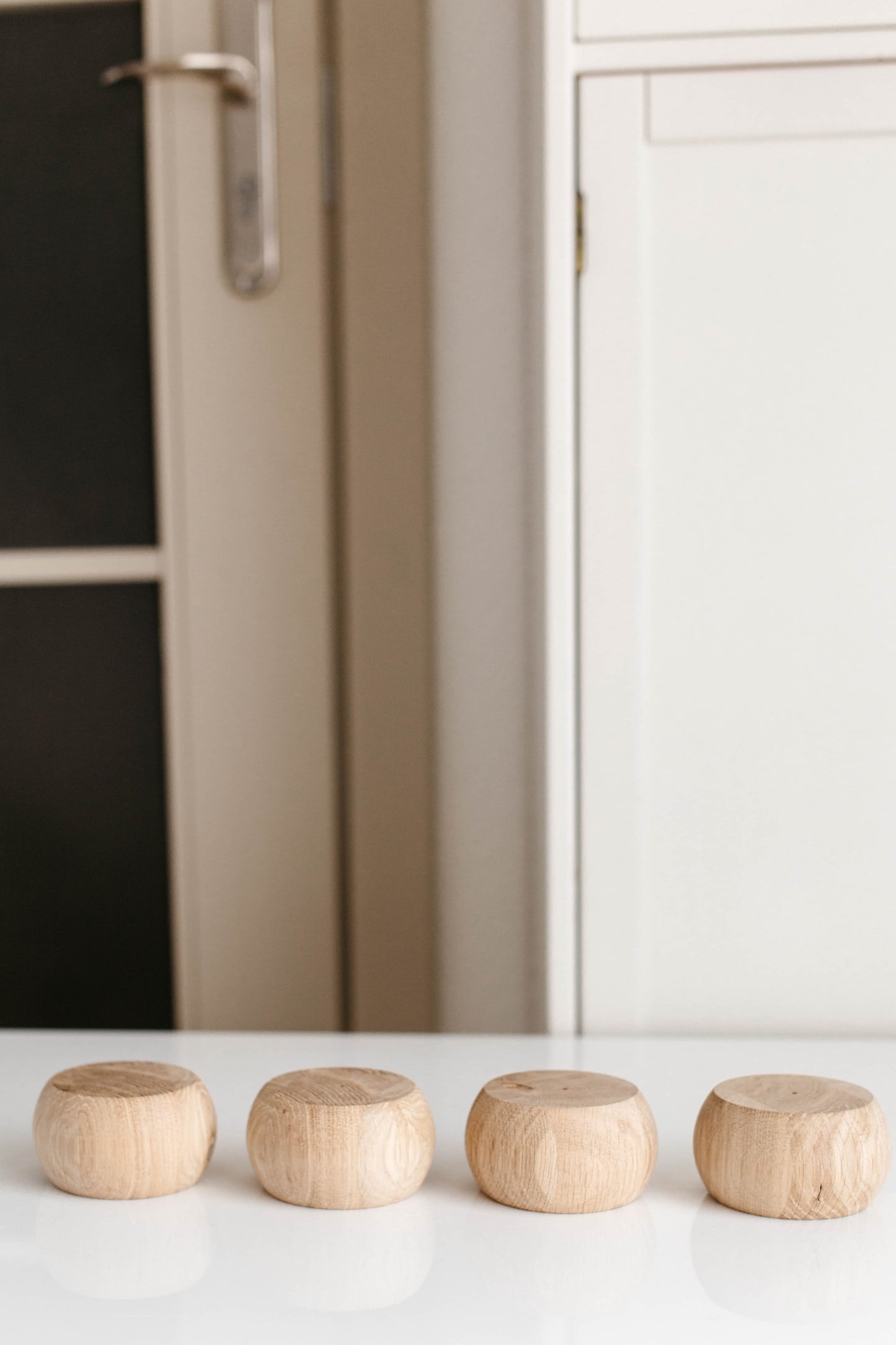 Wood Furniture Legs Set of 4 – Unfinished Sofa Legs, H50 mm