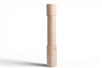 Wooden Table & Bar Leg – Lathe - Turned Design, H775 mm
