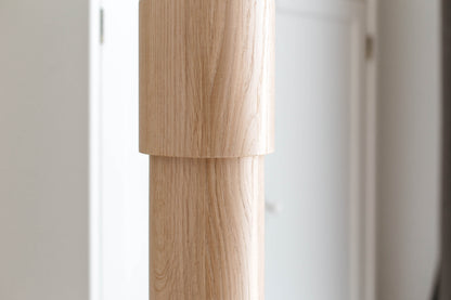 Wooden Table & Bar Leg – Lathe - Turned Design, H775 mm