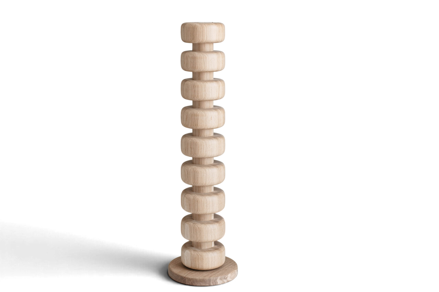 Wooden Kitchen Island Leg with Base - H876 mm