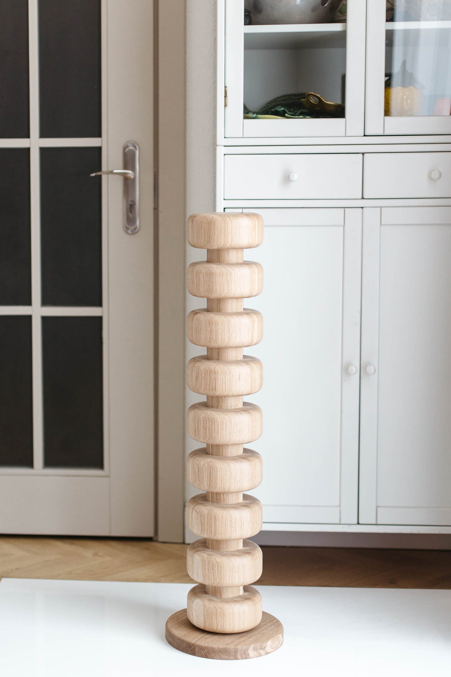 Wooden Kitchen Island Leg with Base - H876 mm