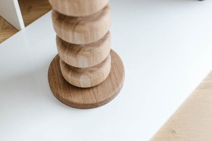 Wooden Kitchen Island Leg with Base - H876 mm