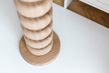 Wooden Kitchen Island Leg with Base - H876 mm