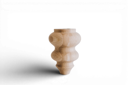 Wooden Furniture Legs – Classic Design, Handmade, H185 mm