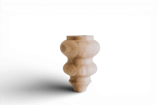 Wooden Furniture Legs – Classic Design, Handmade, H185 mm