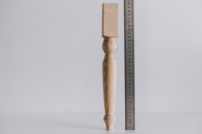 Wooden Furniture Legs – Classic Style, Handmade, H350 mm