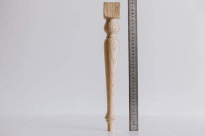 Wooden Furniture Legs – Classic Style, Handmade, H385 mm