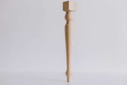 Wooden Furniture Legs – Classic Style, Handmade, H385 mm
